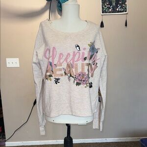 Disney Sleeping Beauty Cream Sweatshirt